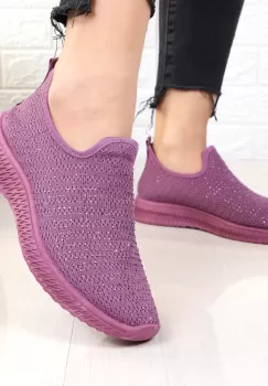Espadrile mov talpa joasa Abina imagine