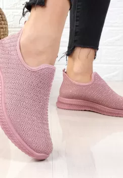 Espadrile roz talpa joasa Abina imagine