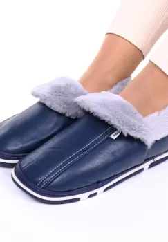 Mocasini de casa bleumarin Xena imagine