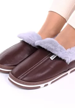 Mocasini de casa maro Xena imagine