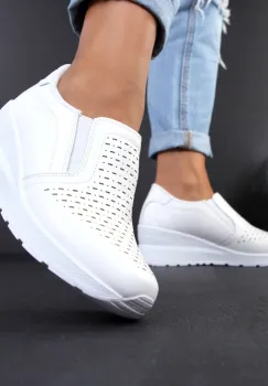 Pantofi albi usori Laurel imagine
