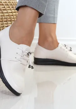 Pantofi bej usori Silona imagine