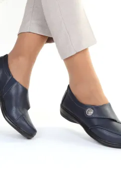 Pantofi bleumarin comozi Zeni imagine
