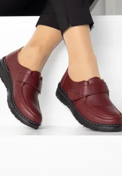 Pantofi bordo usori Elisia imagine