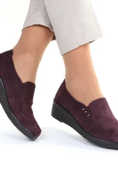 Pantofi bordo usori Seliana imagine