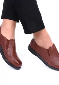 Pantofi cu talpa joasa Dafira maro imagine