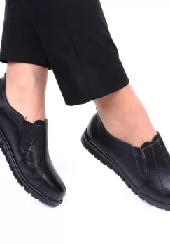Pantofi cu talpa joasa Dafira negru imagine