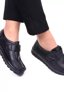 Pantofi cu talpa joasa Zorina negru imagine