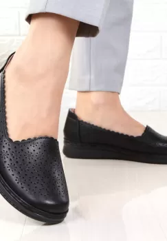 Pantofi negri usori Minoda imagine