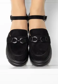 Pantofi negri usori Oraia imagine