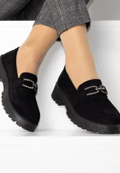 Pantofi negri usori Ratika imagine
