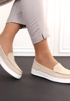Pantofi usori crem Saika imagine