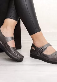 Pantofi usori gri Smaranda imagine