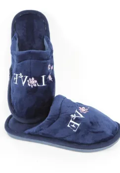 Papuci bleumarin de casa Elven imagine