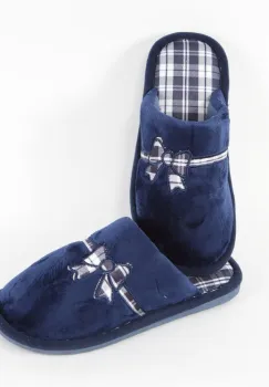 Papuci bleumarin de casa Erysa imagine