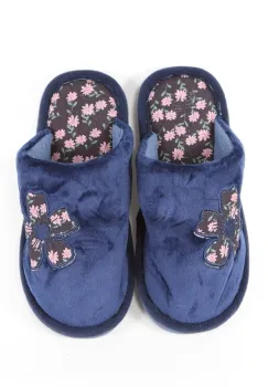 Papuci bleumarin de casa Liryn imagine