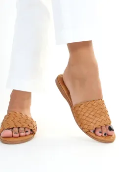 Papuci camel talpa joasa Mely imagine