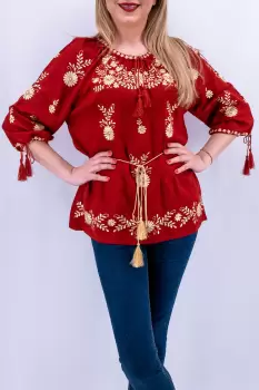 Bluza brodata Madelin 3 imagine