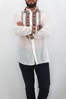 Camasa traditionala Cristinel 3 imagine