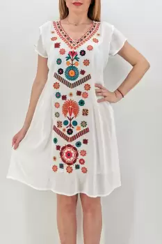 Rochie brodata Ionica 2 imagine