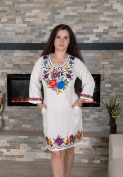 Rochie Brodata Manuela 2 imagine