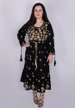 Rochie Brodata Virginia 3 imagine