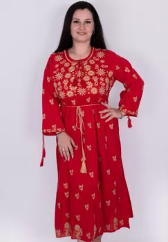 Rochie Brodata Virginia 4 imagine