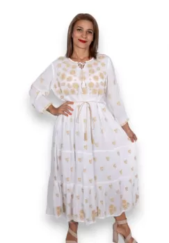 Rochie Brodata Virginia 5 imagine