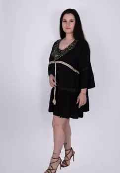 Rochie de plaja cu dantela 2 imagine