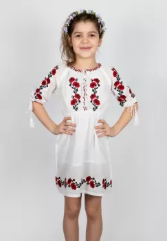 Rochie traditionala fetite Aliona 2 imagine