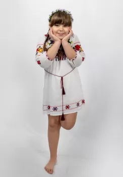 Rochie traditionala fetite Maria 11 imagine