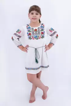 Rochie traditionala fetite Maria 6 imagine