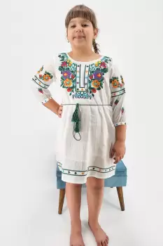 Rochie traditionala fetite Maria 8 imagine