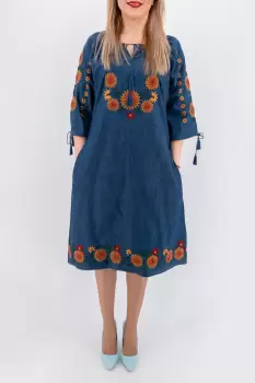 Rochie Traditionala Floarea Soarelui 13 imagine