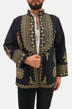 Sacou brodat Barbati 2 imagine