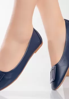 Balerini dama Bleumarin din Piele Ecologica Iumna imagine