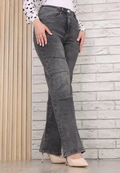 Blugi dama Evazati Gri Deresa imagine