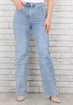 Blugi dama Regular Fit Albastri Aneera imagine