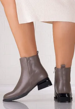 Botine Dama Gei din Piele Ecologica Moriga imagine