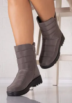 Cizme dama imblanite Khaki din fas Virelia imagine