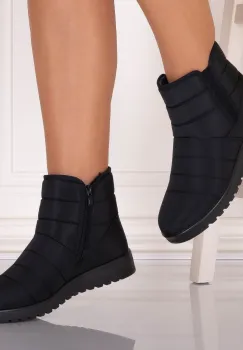 Cizme Dama Imblanite Negre din Fas Dolaria imagine