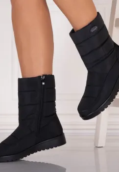 Cizme Dama Imblanite Negre din Fas Ramola imagine