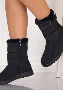 Cizme Dama Imblanite Negre din Fas Valira imagine