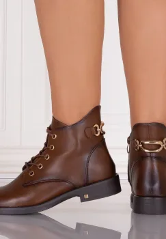 Ghete Dama Camel din Piele Ecologica Arilea imagine