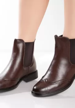 Ghete Dama Imblanite Mro din Piele Ecologica Tifani imagine