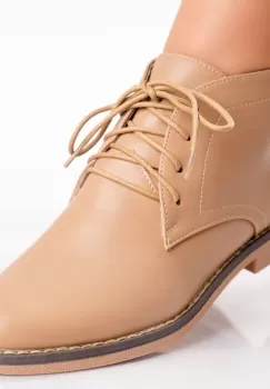 Ghete dama Kaki din Piele Ecologica Anisar imagine