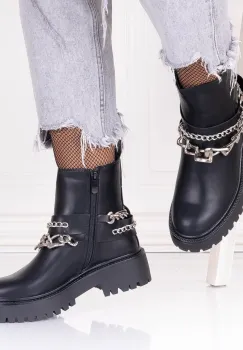 Ghete dama Negre din Piele Ecologica Anada imagine