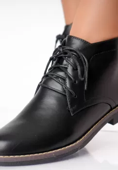 Ghete dama Negre din Piele Ecologica Anisar imagine
