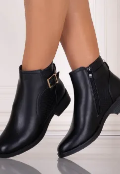 Ghete Dama Negre din Piele Ecologica Avesta imagine