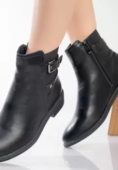 Ghete dama Negre din Piele Ecologica Evera imagine